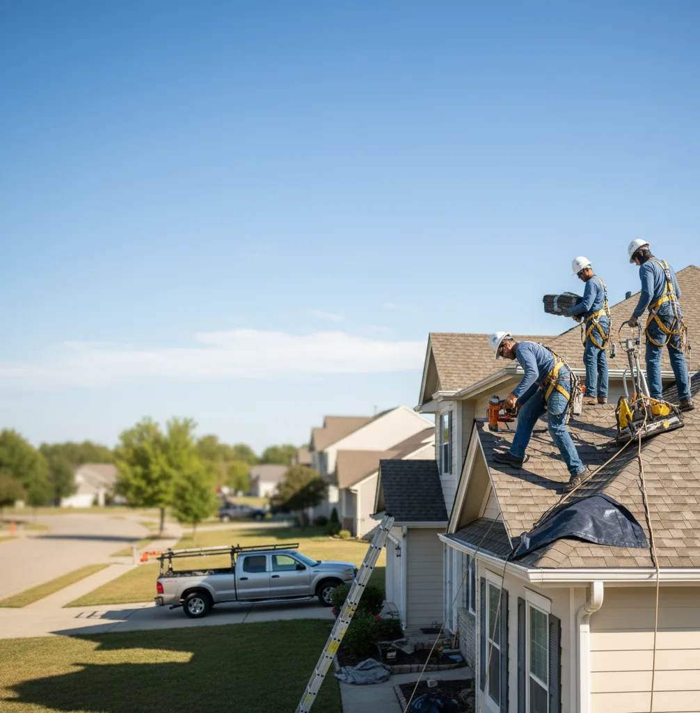 Commercial Roof Repair in Hobart, WI